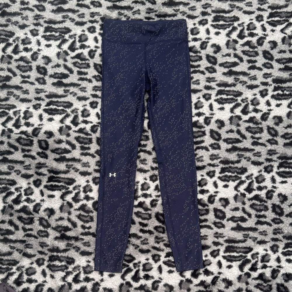 Under Armour Midnight Blue Patterned Leggings - image 1